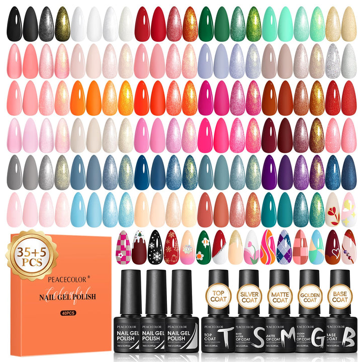 PEACECOLOR front packaging showing full 40-piece set and value