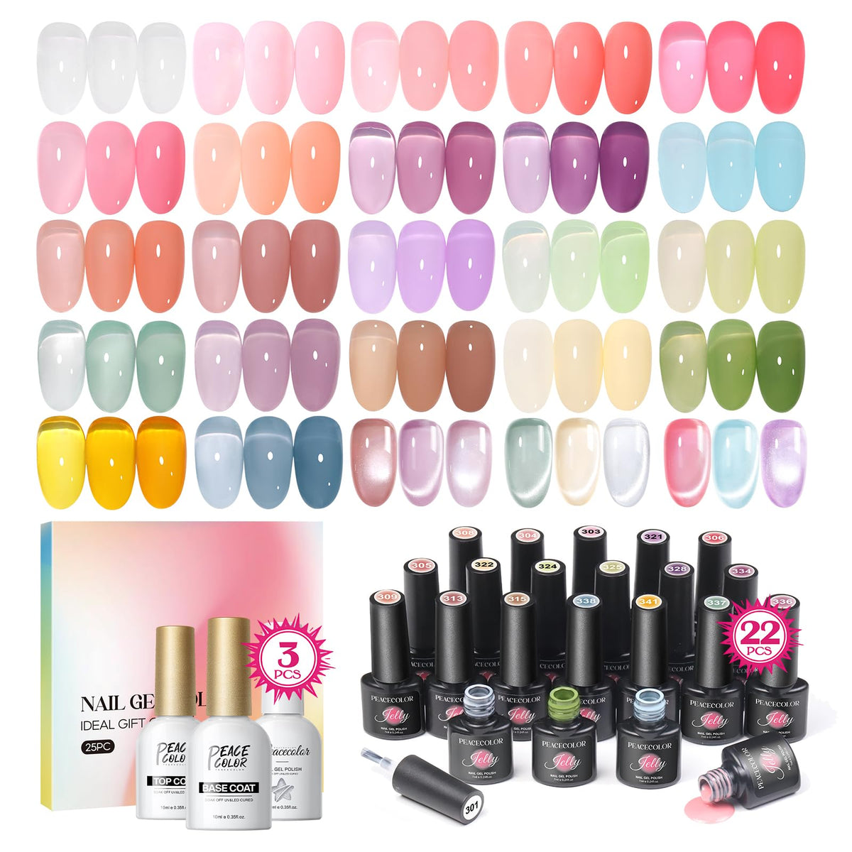 PEACECOLOR front packaging showing kit contents and benefits