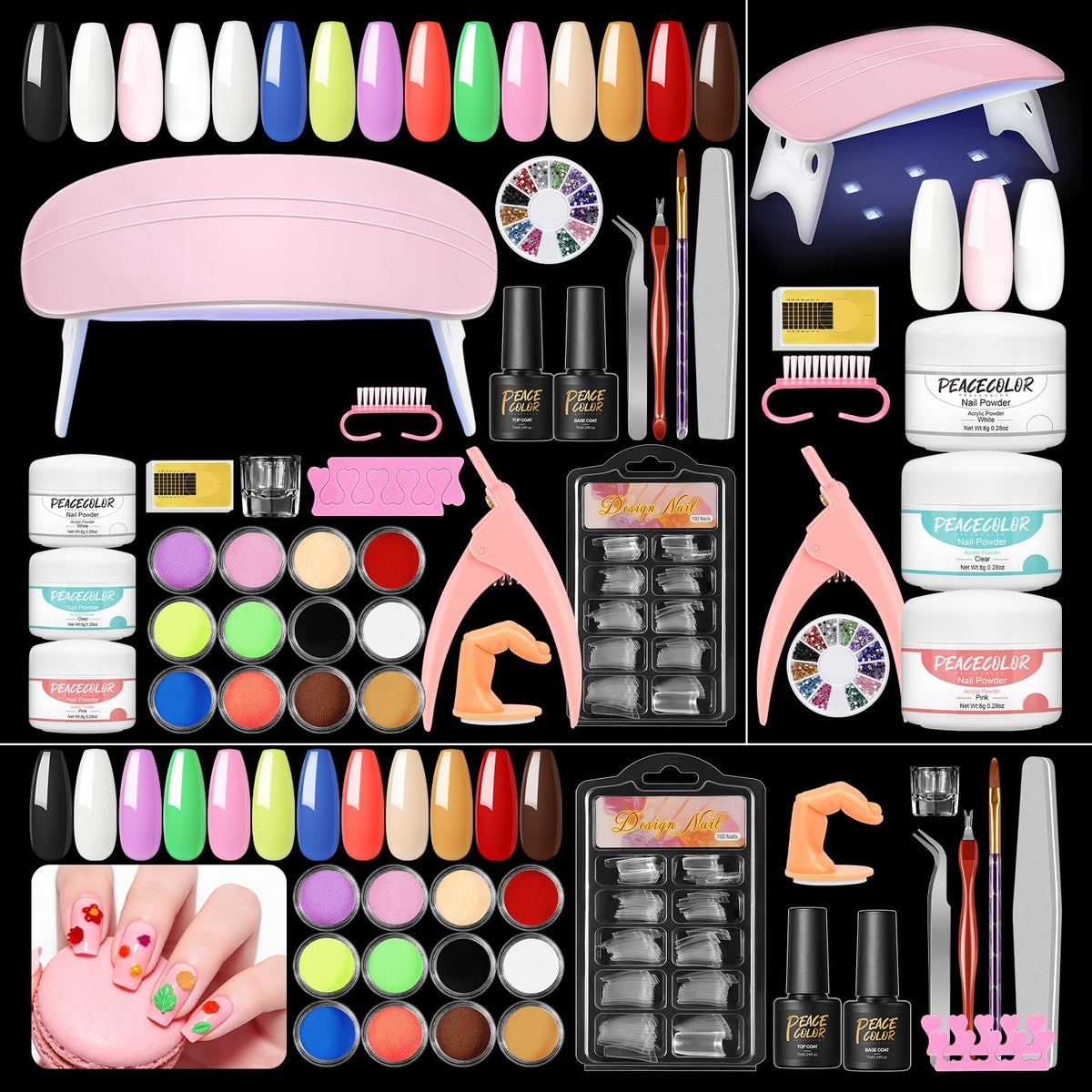 PEACECOLOR front packaging showing full kit and benefits