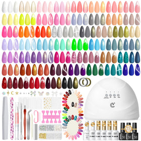 PEACECOLOR kit front packaging showing complete nail set and gift-ready box