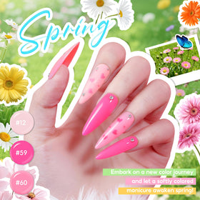 PEACECOLOR nail drill with six bits demonstrating precise shaping and removal