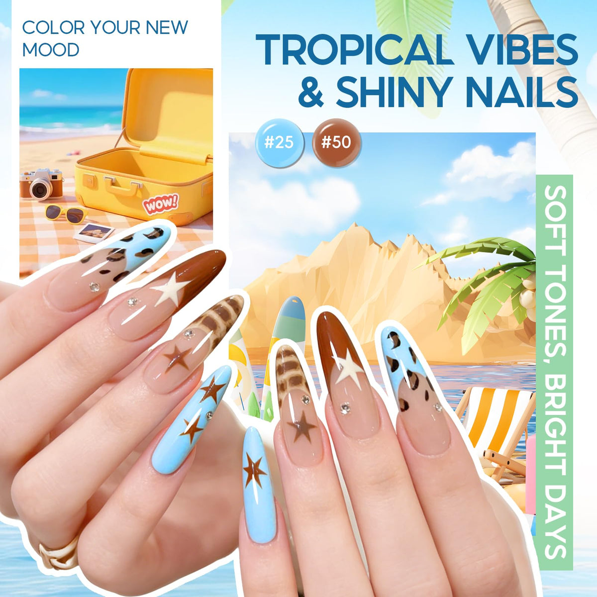 PEACECOLOR nail drill with six bits close-up for precise shaping and removal
