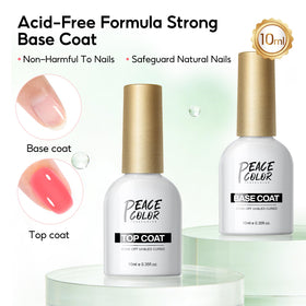 PEACECOLOR ombre layered jelly demo showing translucent depth