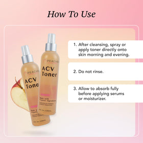 Peaches Skin Care lifestyle bathroom counter scene suggesting daily use