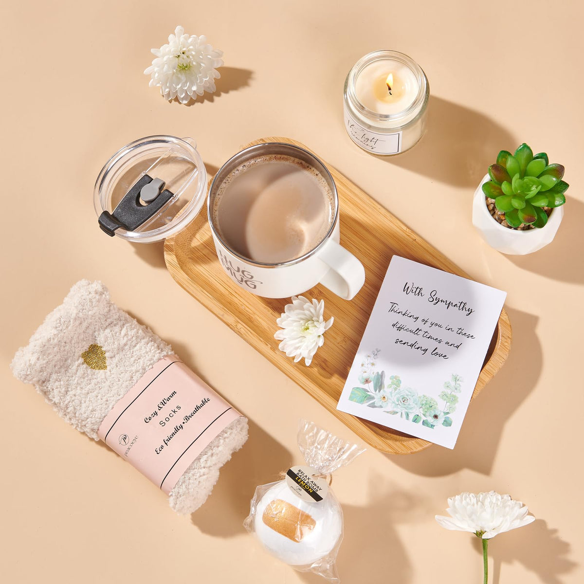 peacoeye gift box lifestyle setting illustrating thoughtful care delivery