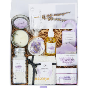 peacoeye lifestyle bathroom scene with kit in use for at-home spa relaxation