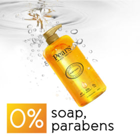 Transparent gel texture of Pears body wash highlighting glycerin hydration