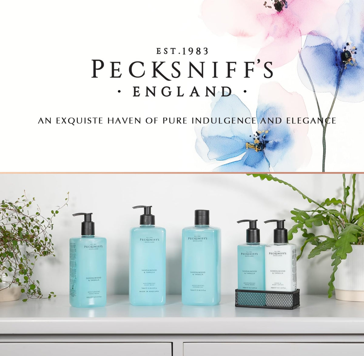 Pecksniff's gift ready boxed set showing attractive presentable packaging