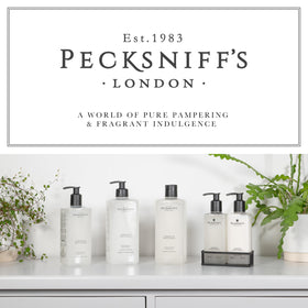Pecksniff's bottle staged as a gift showing premium presentation and giftable appeal