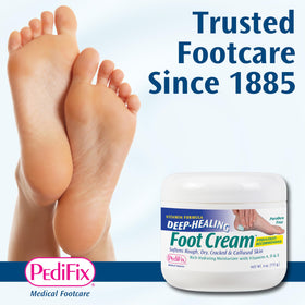 PediFix jar beside socks in a bedtime scene illustrating nightly use