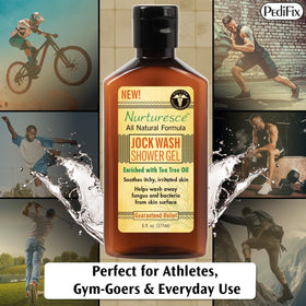 Pedifix Nurturesce placed in athlete gym bag signaling post-workout care