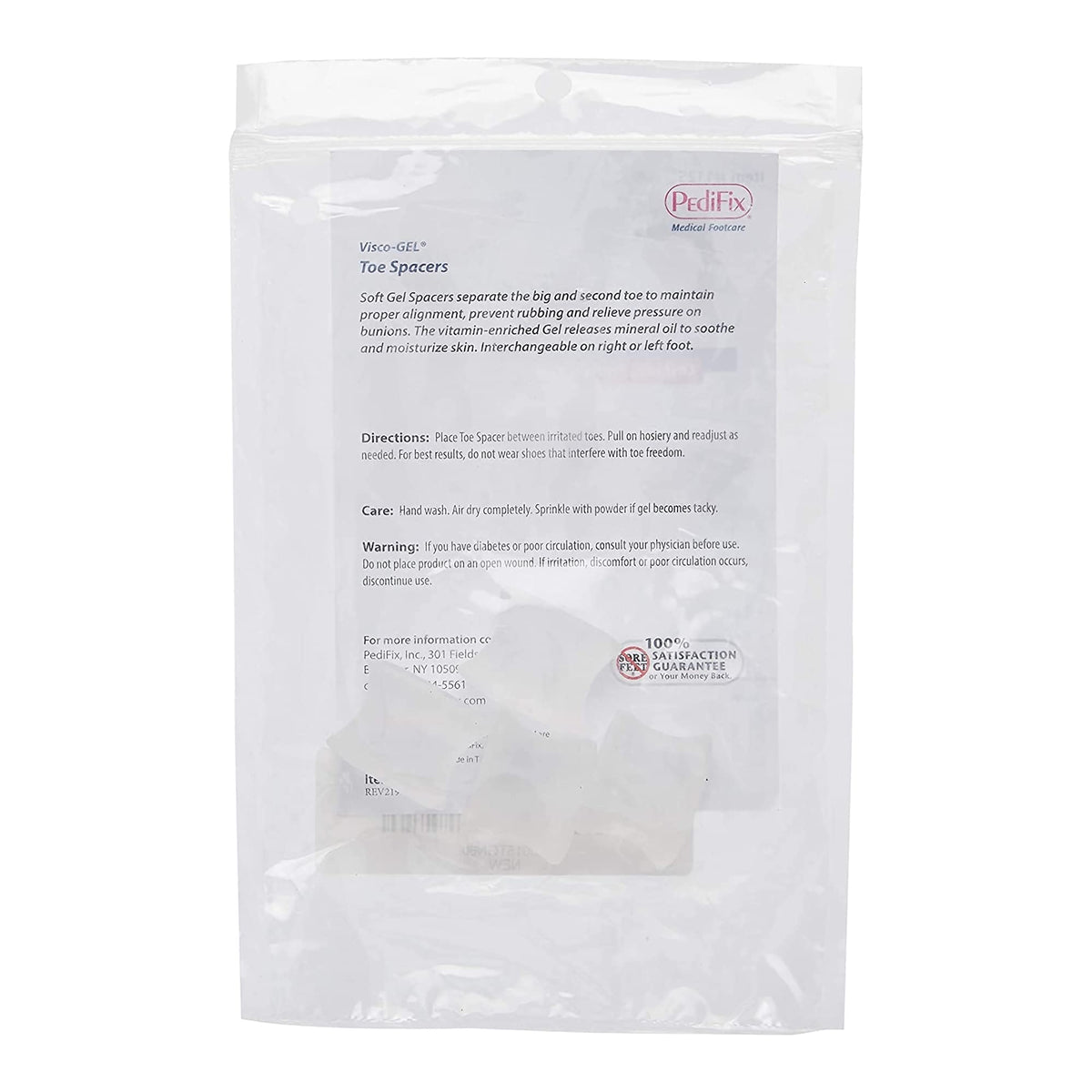 Pedifix visco-gel close-up texture highlighting soft gel and moisturizing, vitamin-enriched finish