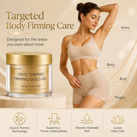 Peehss applying gel to thigh showing warming pre-workout boost