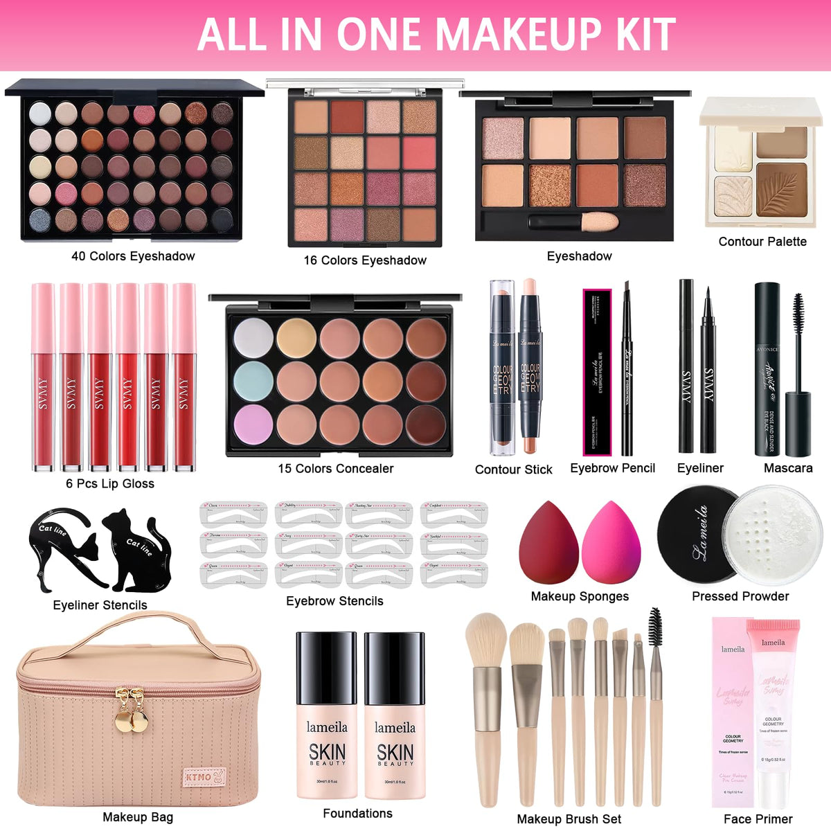 Peenice open eyeshadow palettes displaying pigmented shades for versatile looks