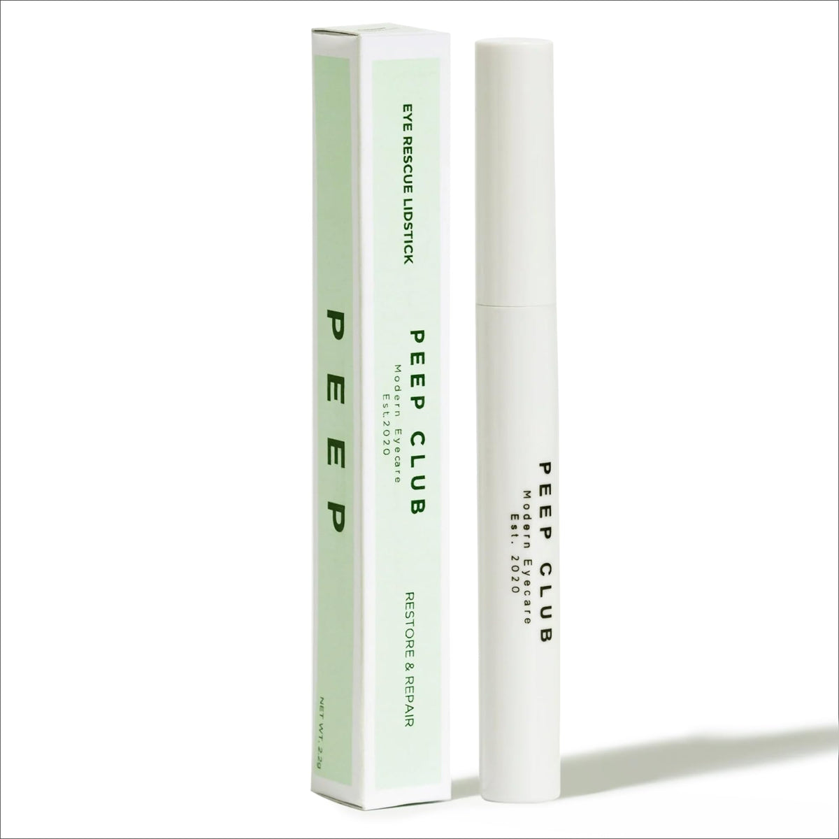 Peep Club LidStick front packaging showing compact balm and branding for easy storage
