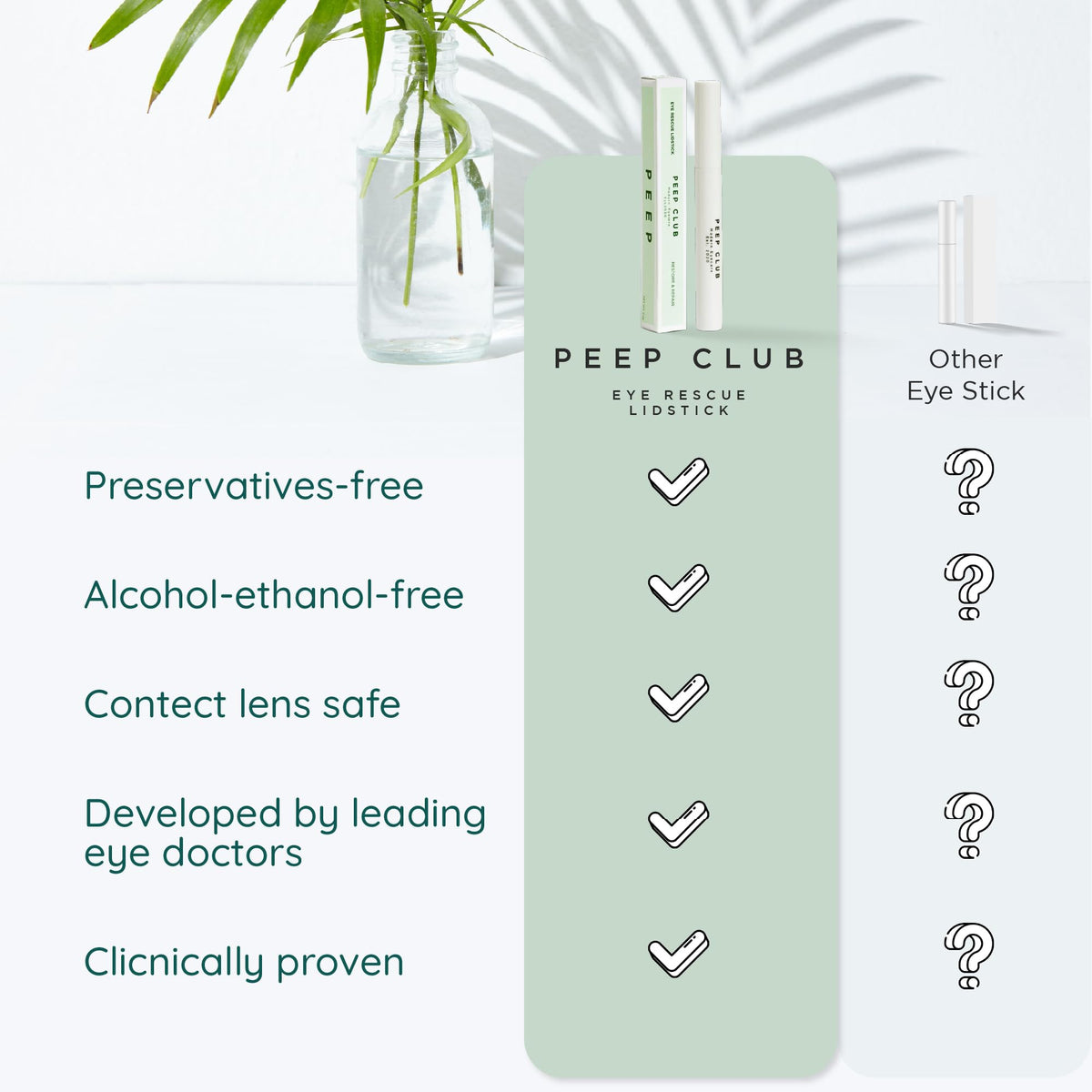 Peep Club LidStick inside travel pouch illustrating portability and bedside accessibility