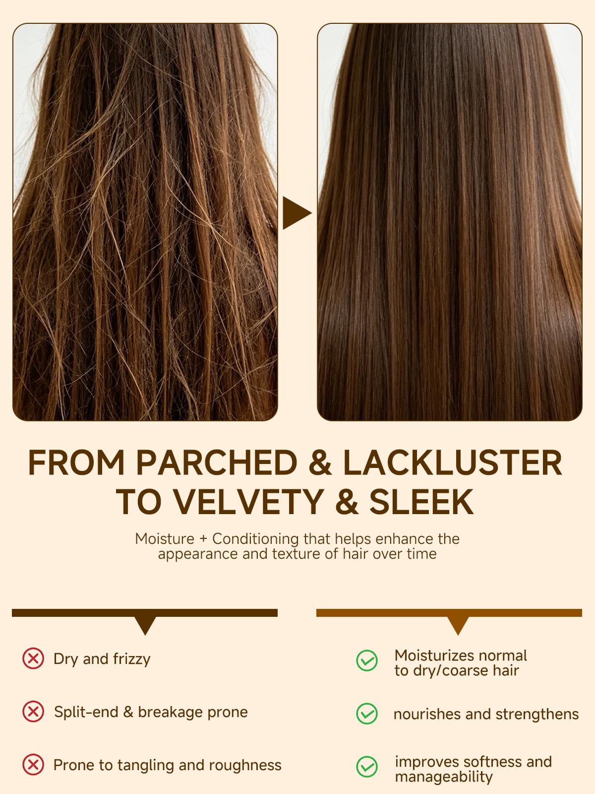 pekinly oil applied to damp hair before styling for frizz control and shine