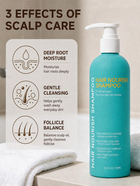 pekinly shampoo on bathroom shelf illustrating daily routine convenience