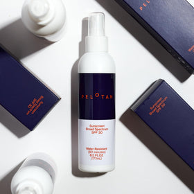 Pelotan closeup spray nozzle demonstrating even mist for quick application benefit