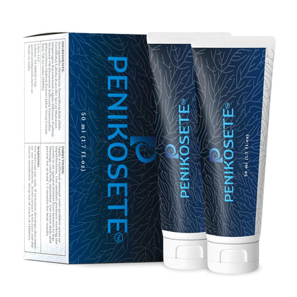 PENIKOSETE front packaging showing product and calming design for easy recognition and storage