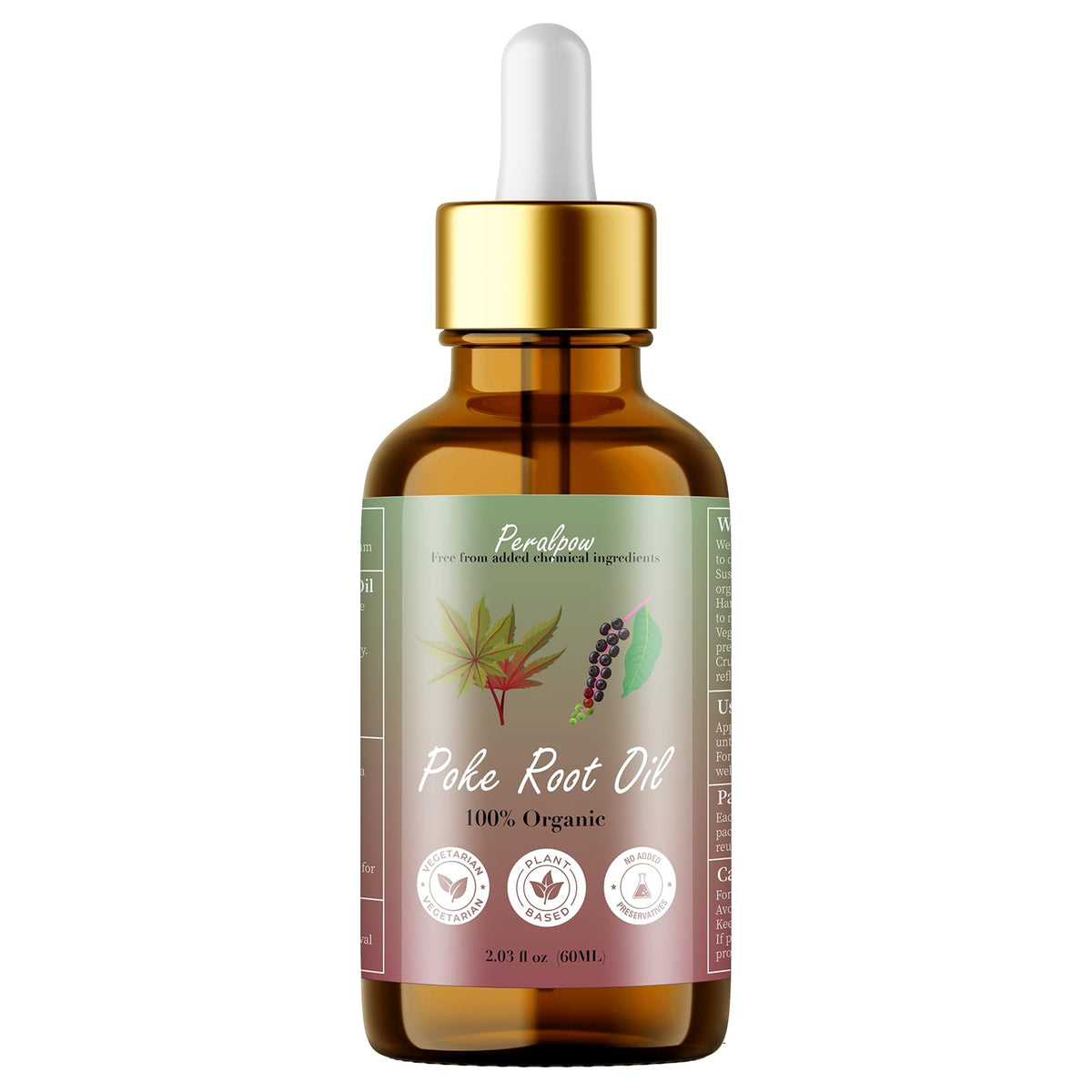 Peralpow front packaging showing bottle and label benefits