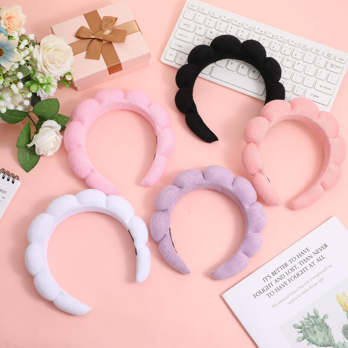 PercyEffie assortment of colors laid flat for easy styling and selection