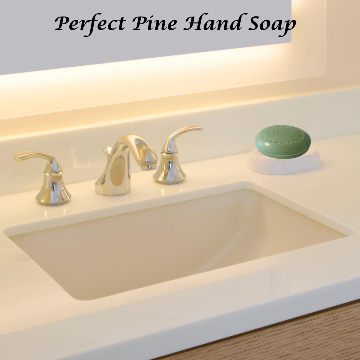 Perdy Good lather in hand demonstrating rich foam and effective cleansing benefit