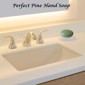 Perdy Good lather in hand demonstrating rich foam and effective cleansing benefit