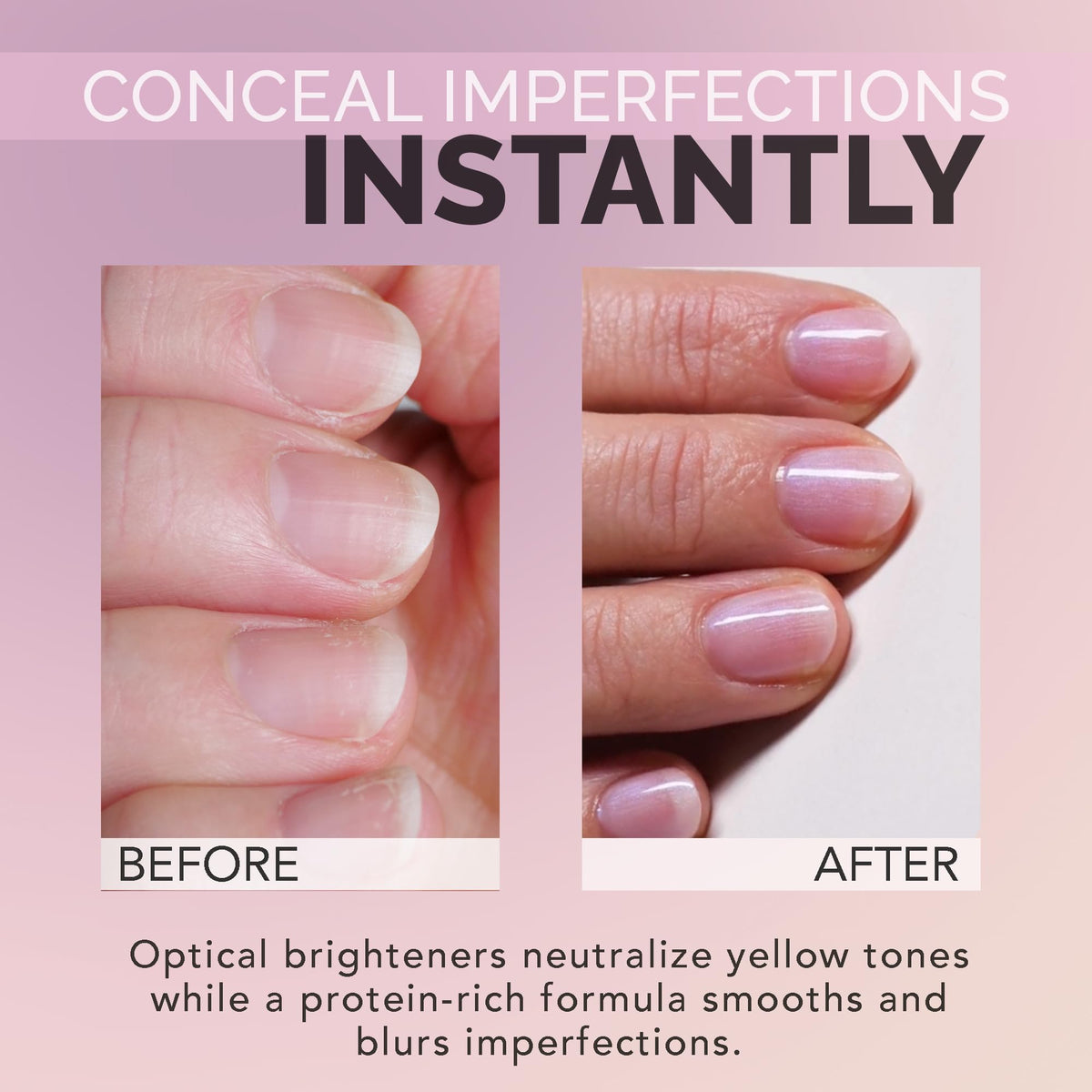 Perfect Formula bottle size comparison with coin showing compact .6 oz travel-friendly benefit