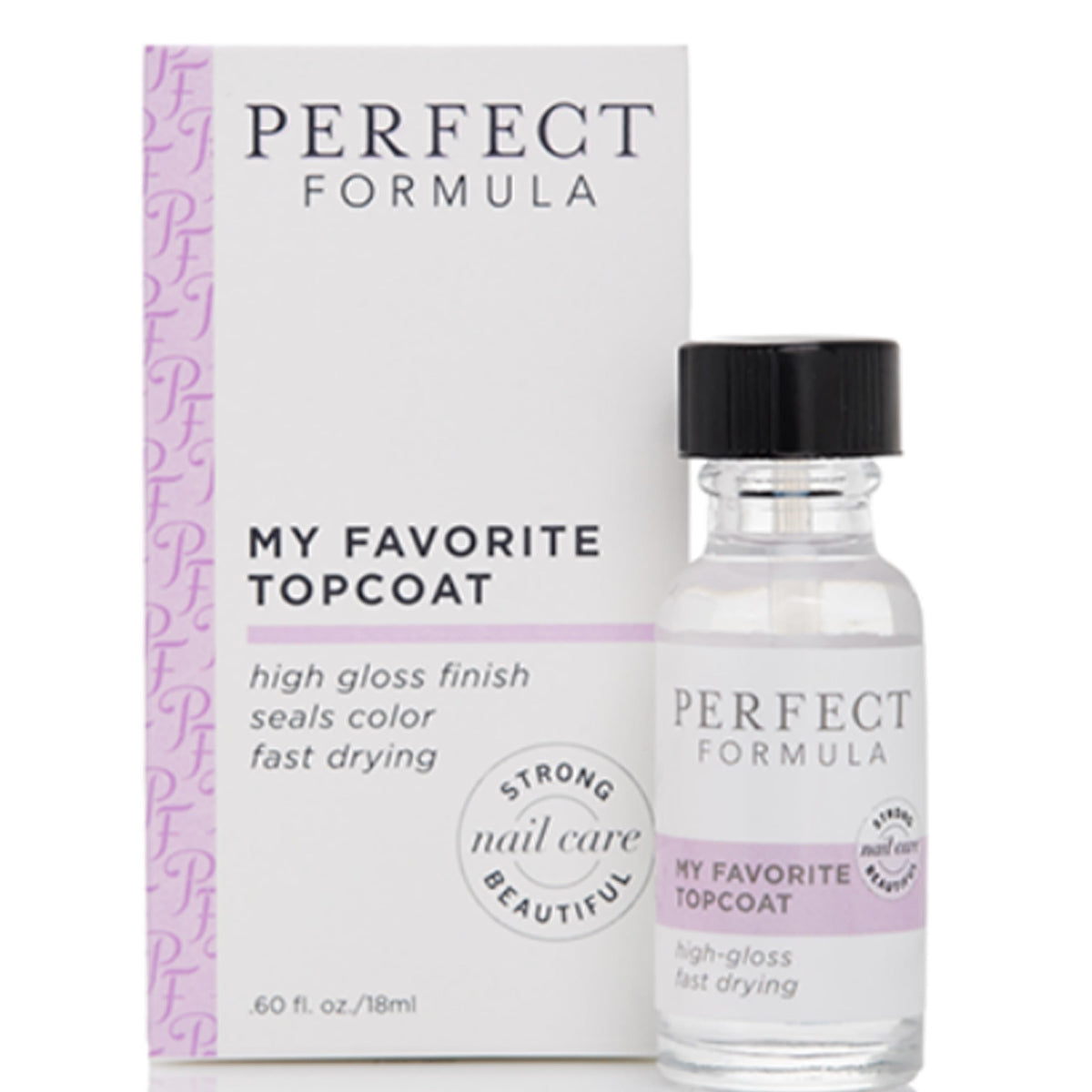Perfect Formula brush and cap detail enabling smooth streak-free application