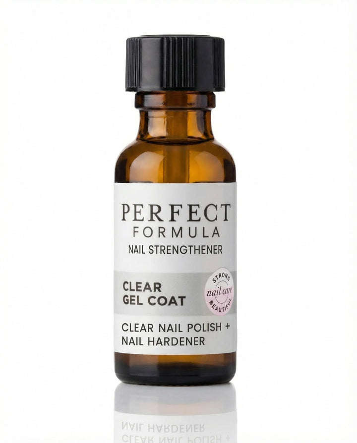 Perfect Formula front bottle showing label and clear polish benefits