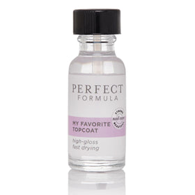Perfect Formula front packaging showing clear high-gloss topcoat benefit