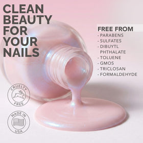 Perfect Formula on-hand lifestyle image showing natural-looking glossy nails instantly improved