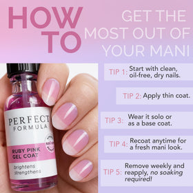 Perfect Formula lifestyle hand shot showing natural French-style look benefit