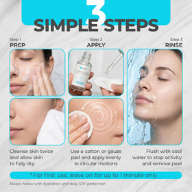 Perfect Image gel applied on hand showing precise control and coverage benefit