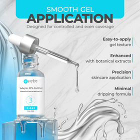 Perfect Image viscous gel texture close-up showing controlled application benefit