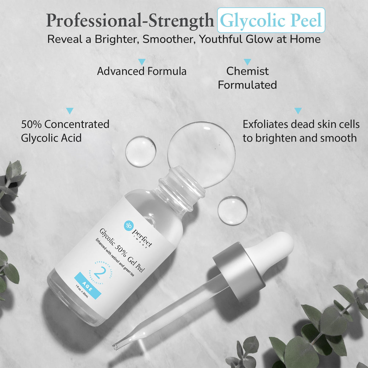 Perfect Image gel texture close-up highlighting smooth application benefit