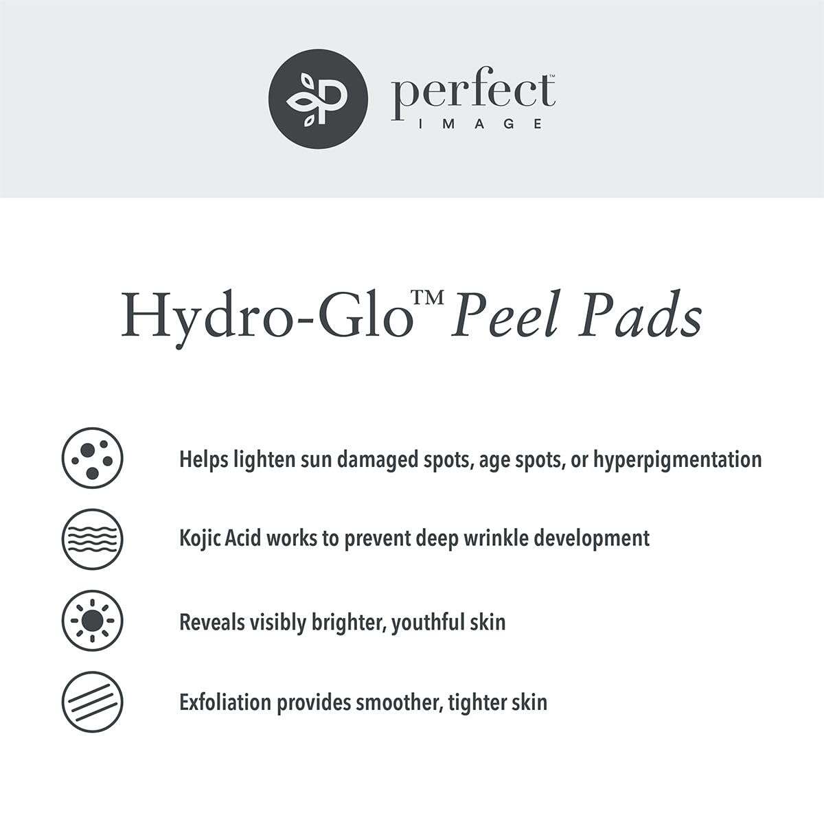 Perfect Image close-up of pad texture soaked with exfoliating solution for smoothness