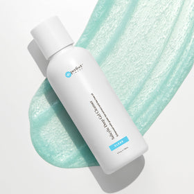 Perfect Image cleanser on bathroom shelf in use setting for daily skincare routine benefit