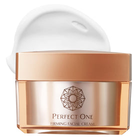 PERFECT ONE front jar showing packaging and net weight, highlighting daily firming benefit