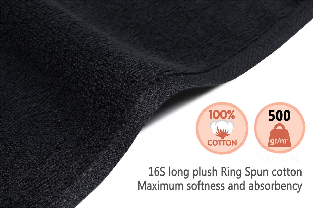 PERFEHAIR close-up of plush ring-spun cotton weave showing soft texture benefit