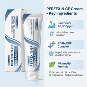 Perfexin GF 40ml size comparison beside everyday items for scale