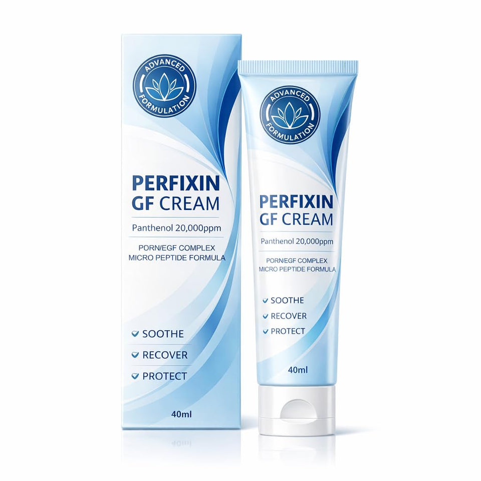 Perfexin tube front view showing clean packaging and product name benefit