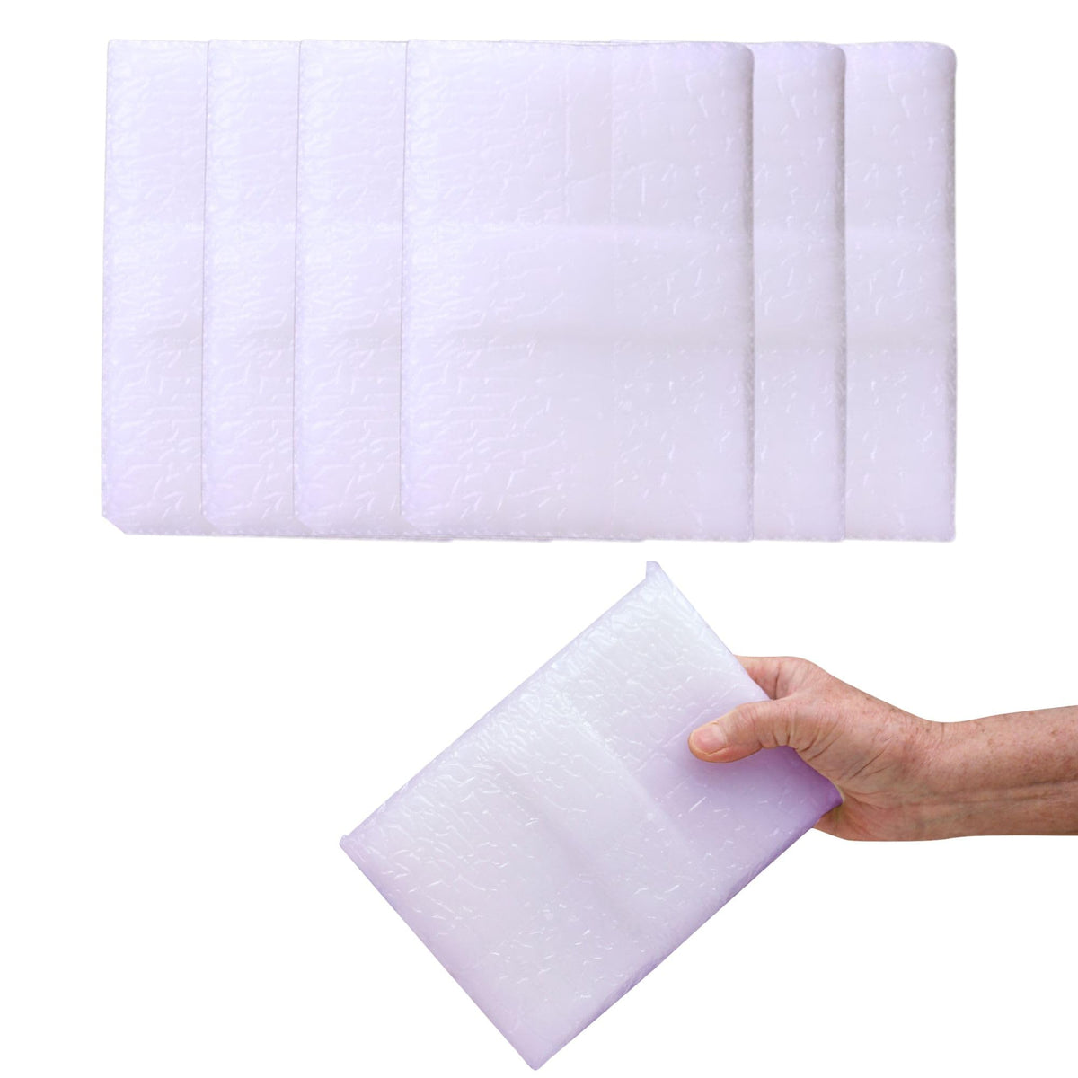 Performa front packaging showing six 1 lb lavender blocks and bulk value
