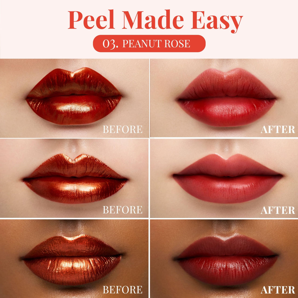 Peripera applicator close-up displaying precise tip and easy application benefit