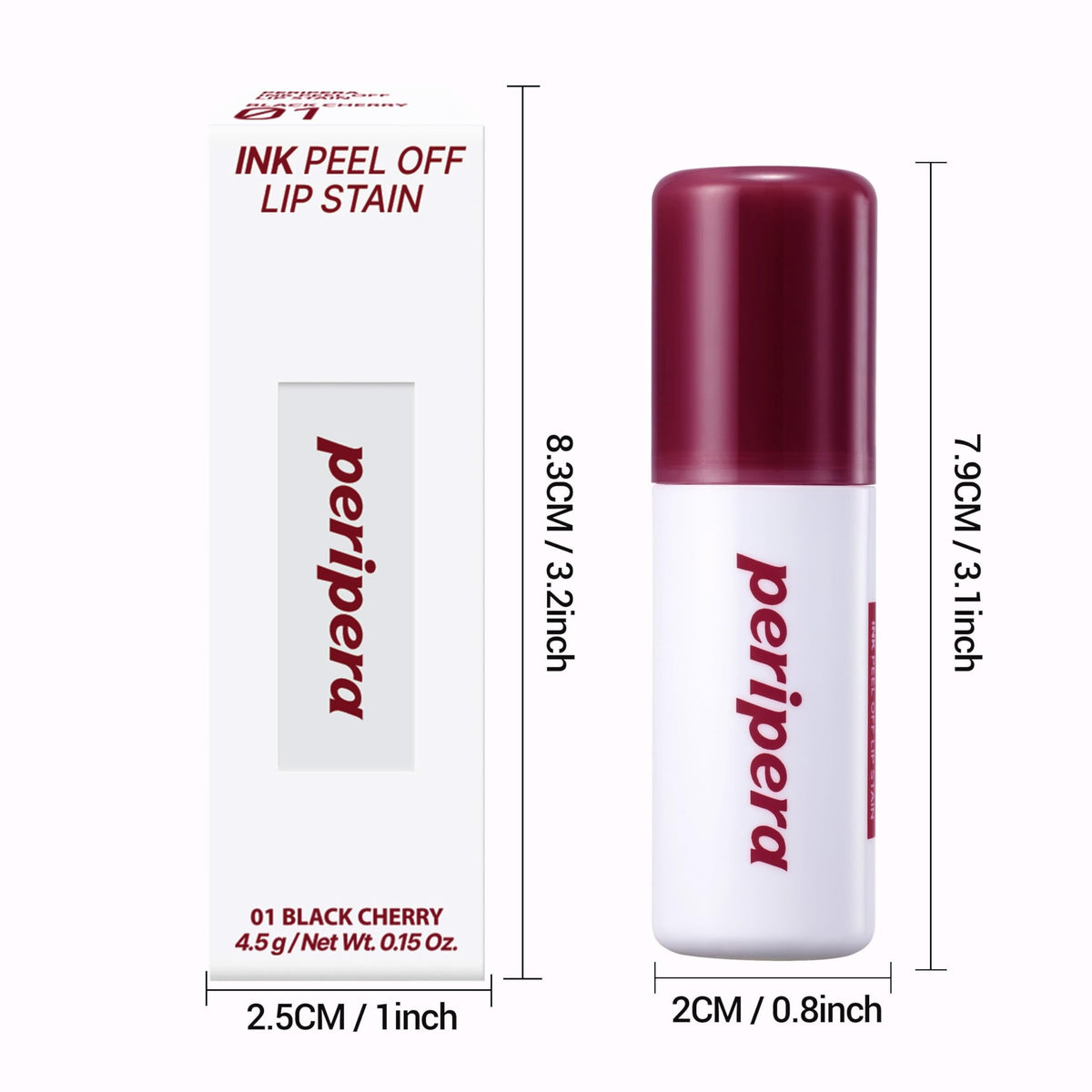 Peripera lifestyle flatlay with Black Cherry showing versatile wear