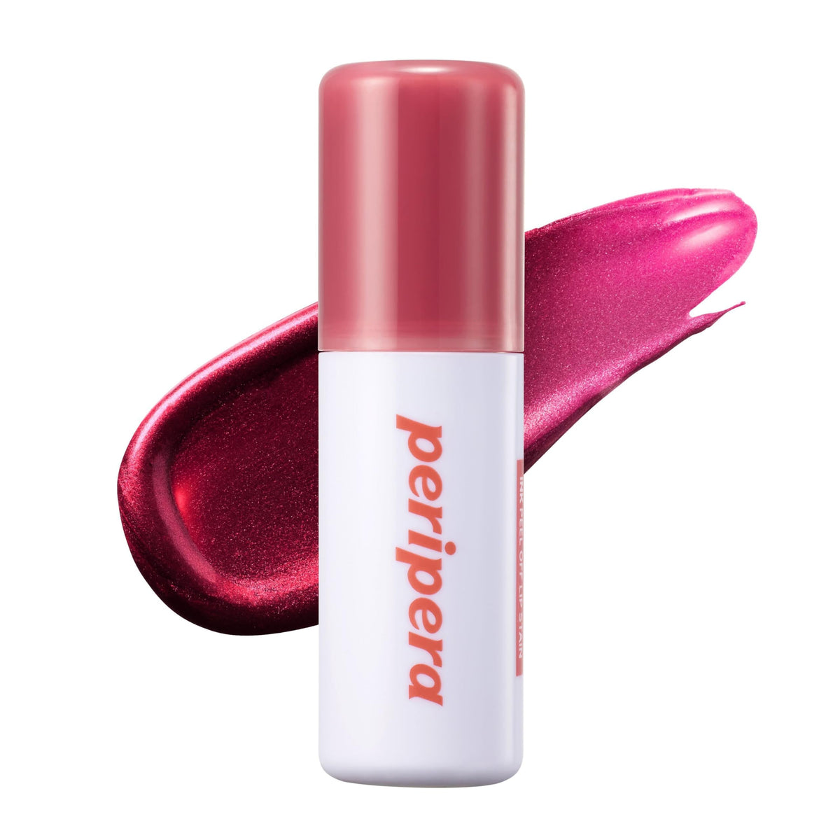 Peripera front packaging showing shade 02 Dear Rose and benefits