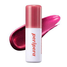 Peripera front packaging showing shade 02 Dear Rose and benefits