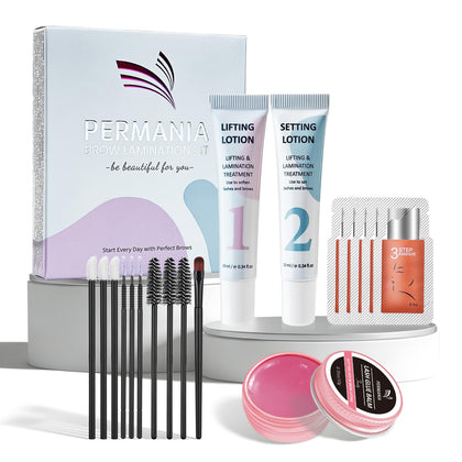 PERMANIA front package showing kit components and benefits