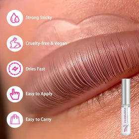 PERMANIA lash lift pads and application tools organized for hygiene
